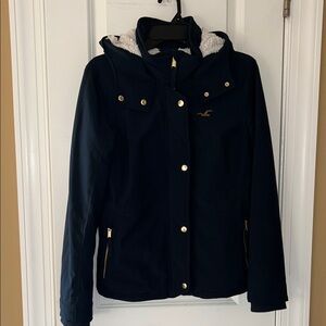 Hollister Women's Navy Utility Jacket
